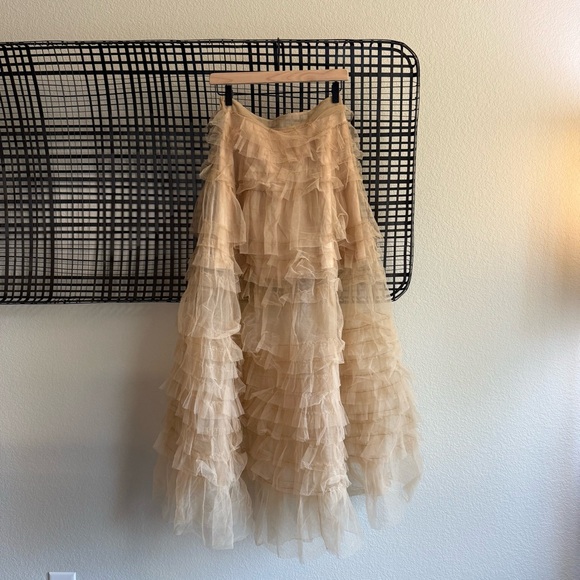 Free people Nigel Preston Glastonbury Ruffle Maxi Skirt - Picture 10 of 10